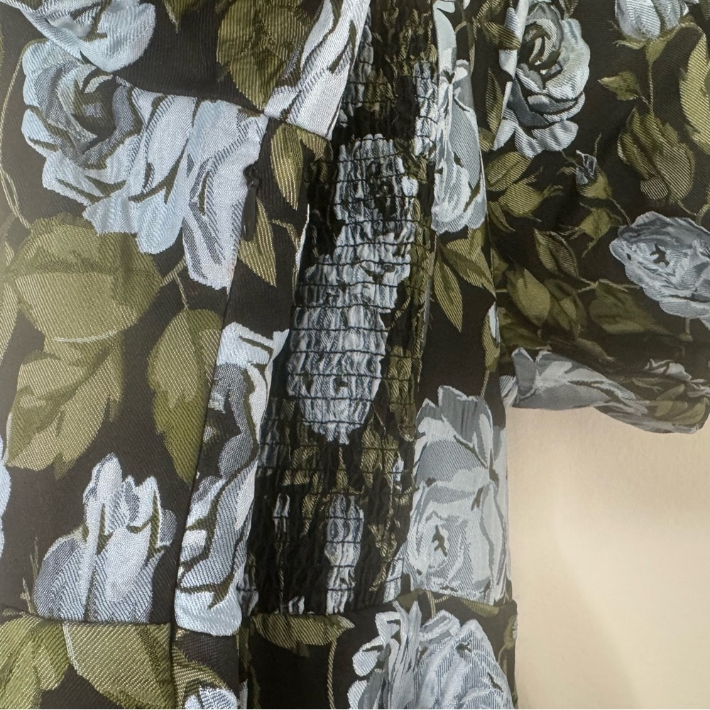 NWT Ivy City Co Floral Puff Sleeve Women Dress - Picture 7 of 11